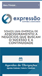 Mobile Screenshot of expressaocontabil.com.br